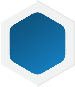 Hex Border Blue D