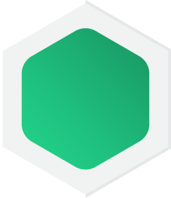 Hex Border Green D